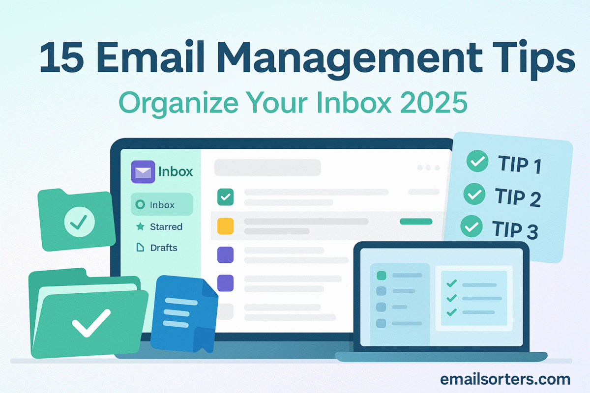 Sample Inbox Management 15 Email Management Tips To Organize Your Inbox 2025