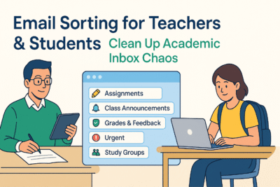 Email Sorting For Teachers & Students: Clean Academic Inboxes