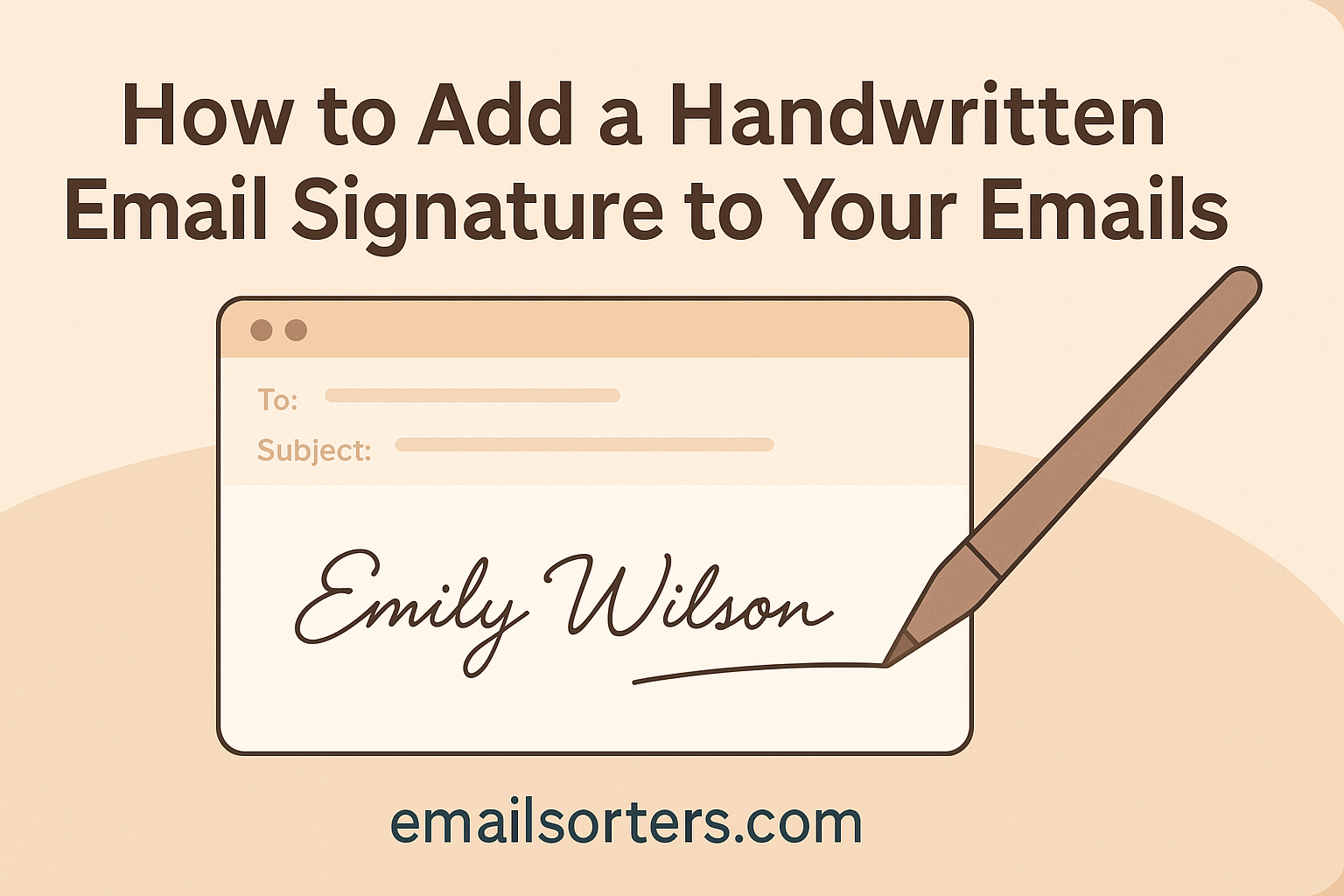 Handwritten Email Signature