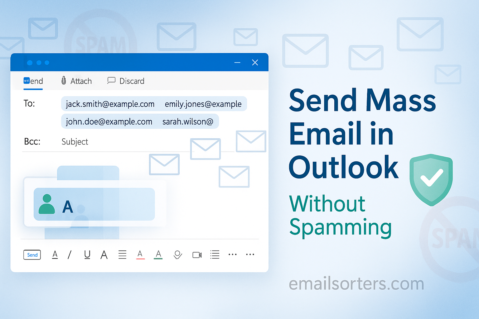 Send mass email Outlook