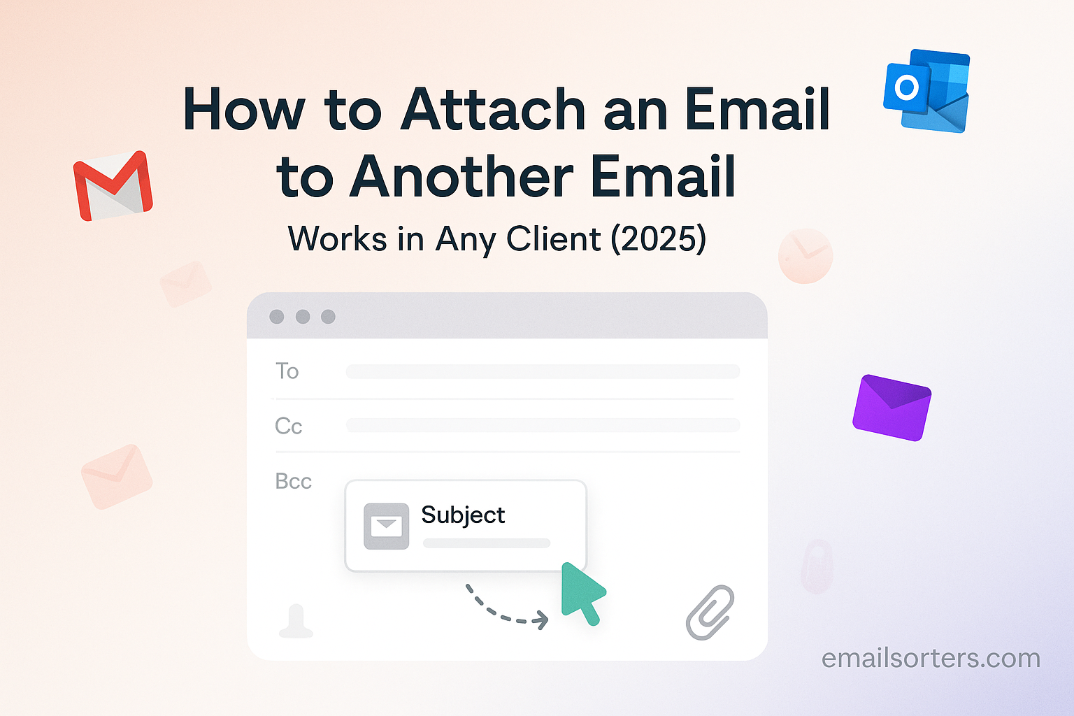 Attach email to email