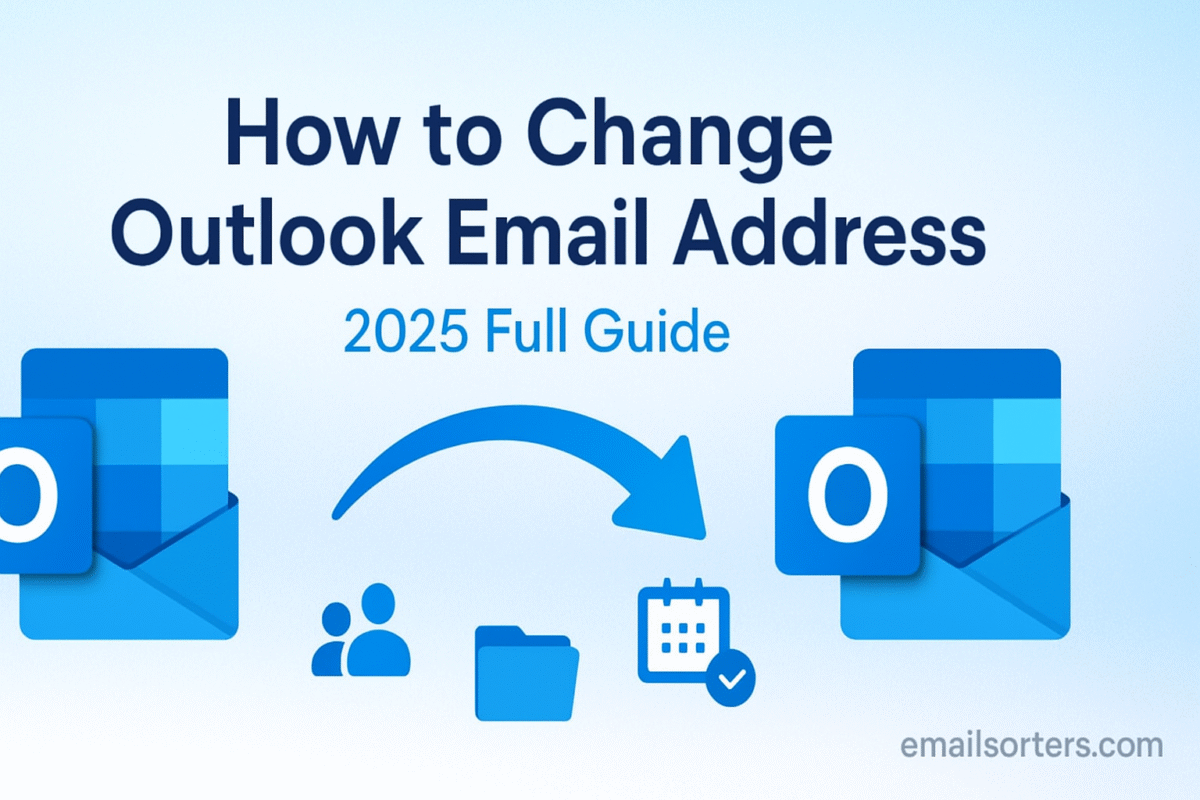 How To Change Outlook Email Address (2025 Full Guide)