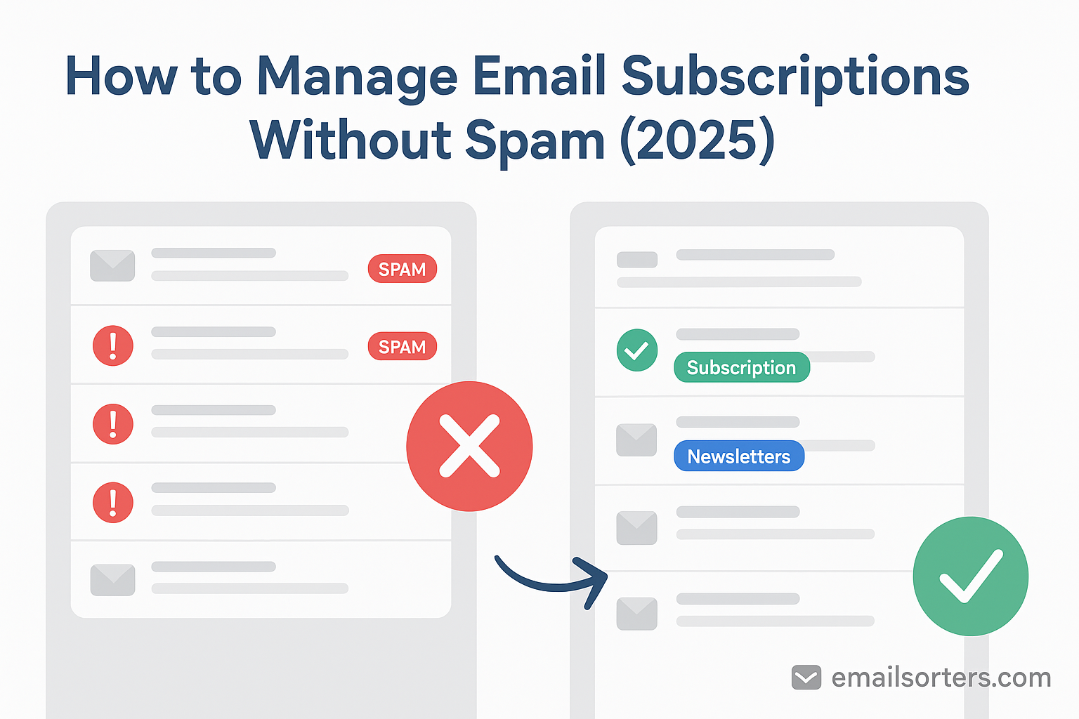 Manage email subscriptions