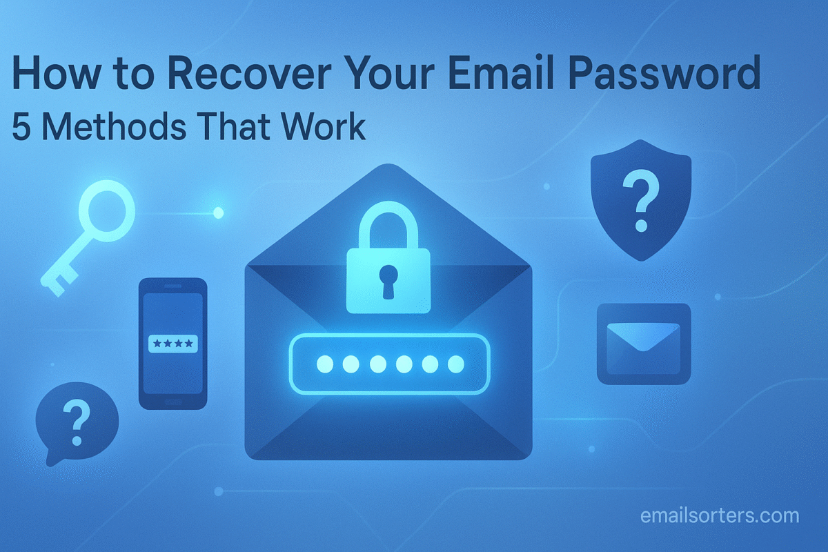 How To Recover Email Password: 5 Methods That Work