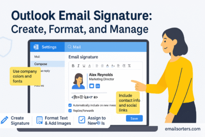 Outlook Email Signature: Create, Format, And Manage