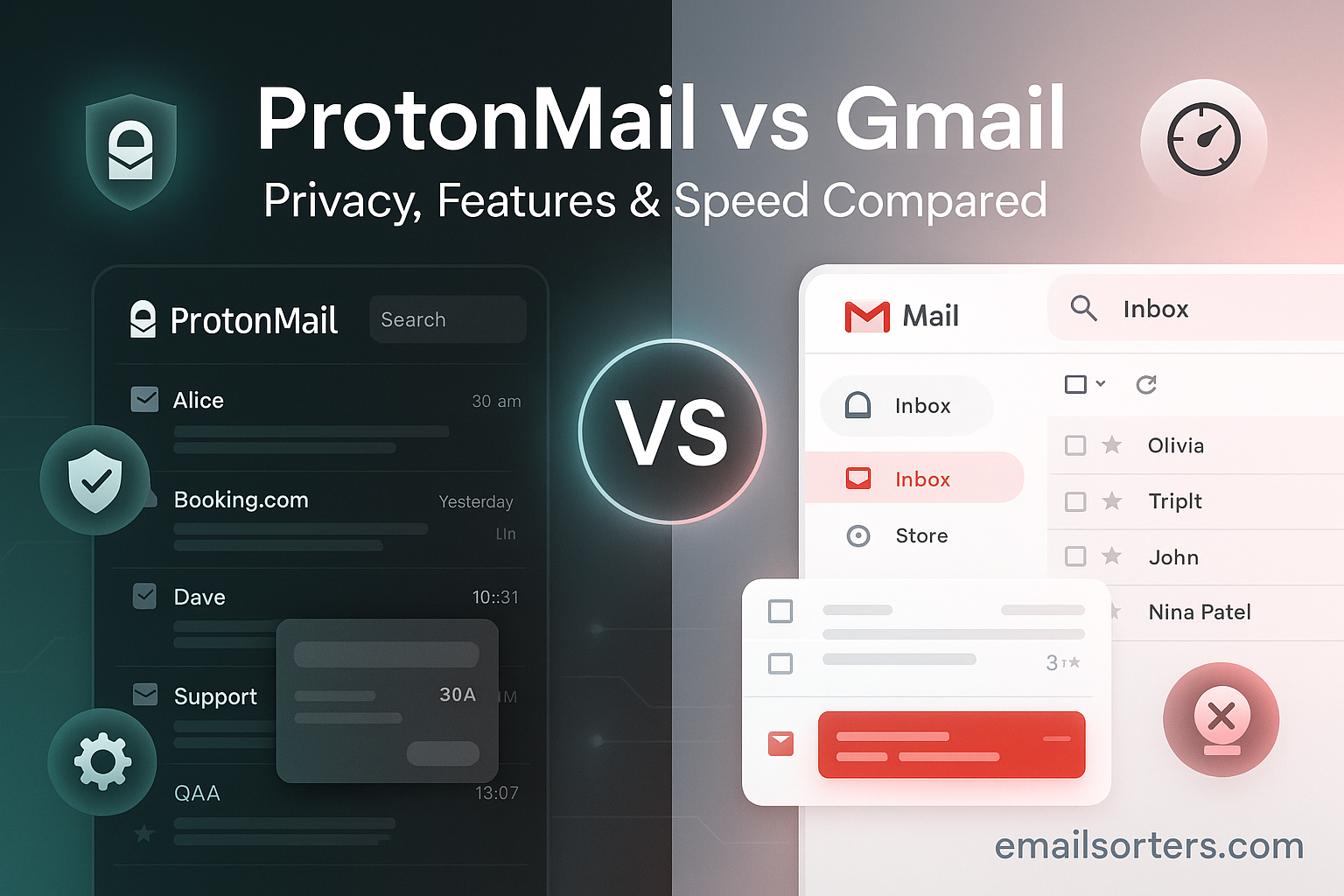 ProtonMail vs Gmail