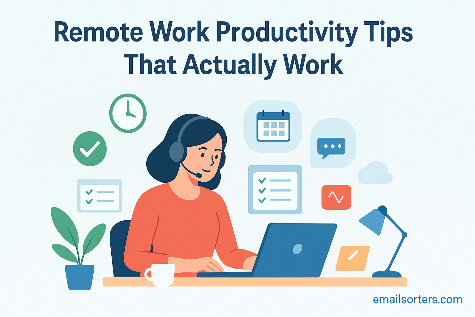 Remote work productivity