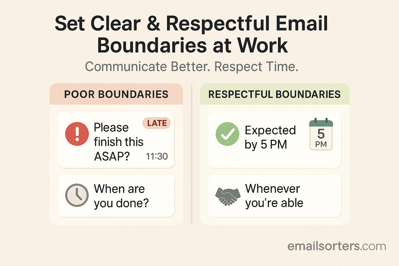 Email Boundaries at Work