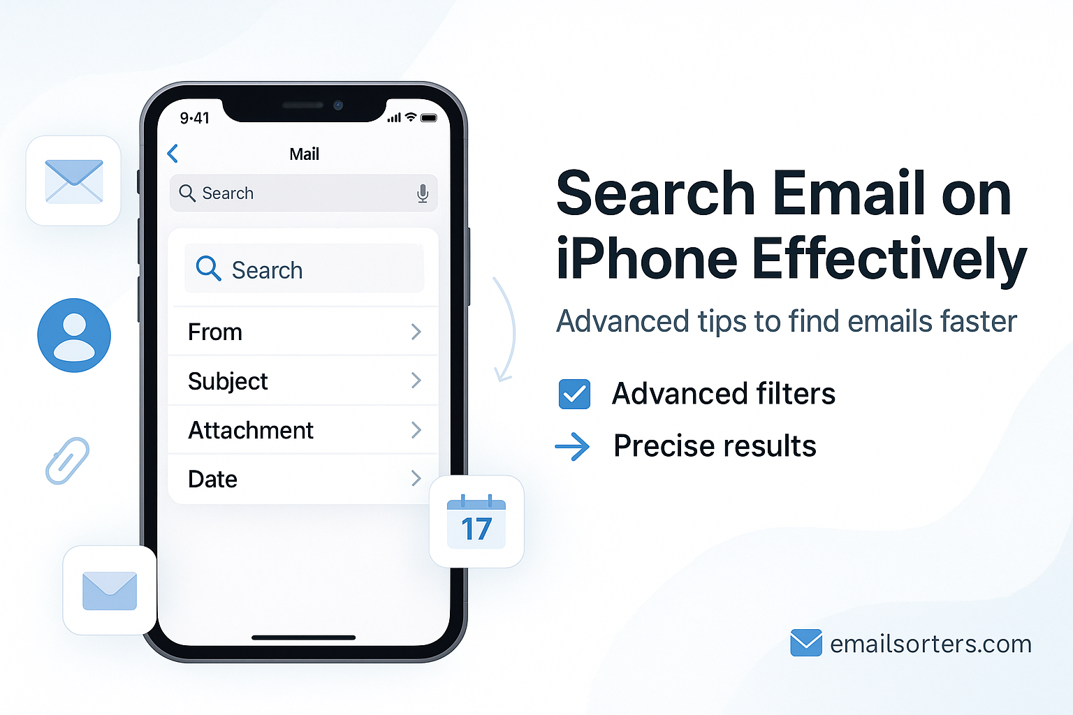 Search Email on iPhone