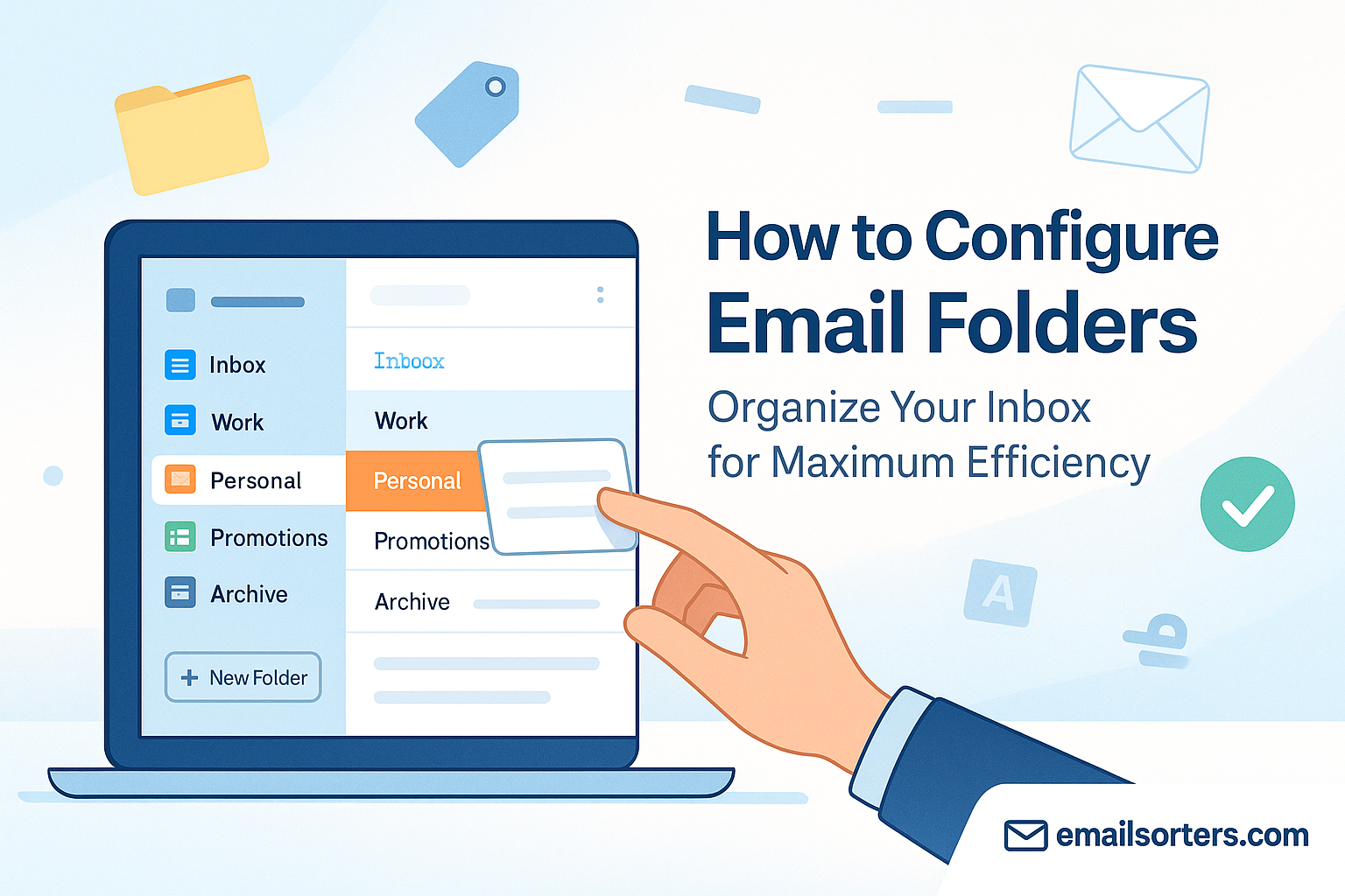 configure email folders