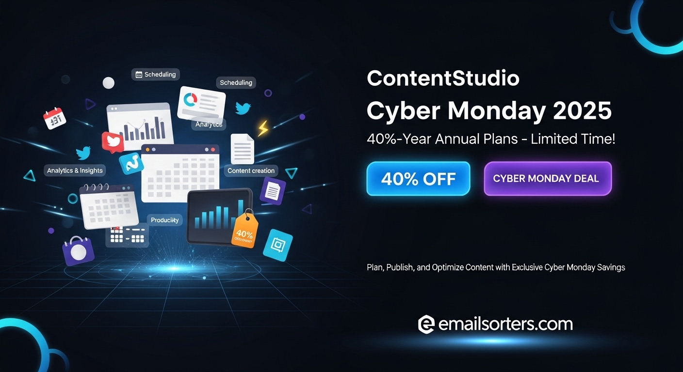 ContentStudio Cyber Monday