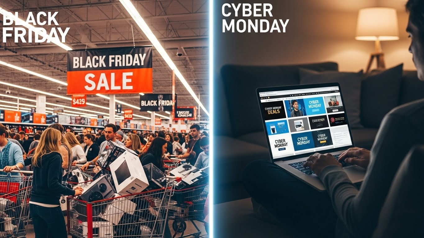 Cyber Monday VS Black Friday