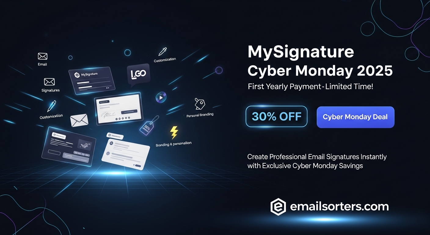 MySignature Cyber Monday
