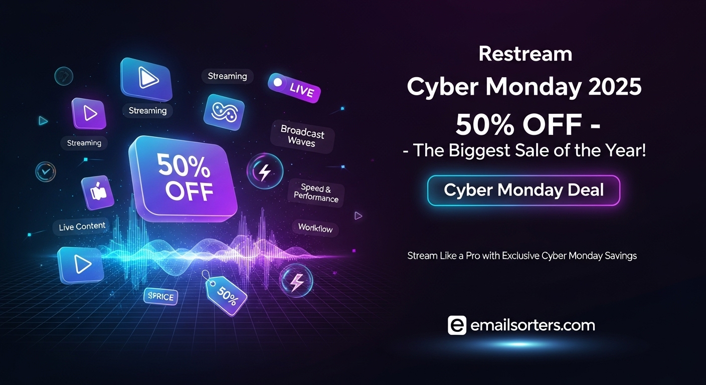 Restream Cyber Monday
