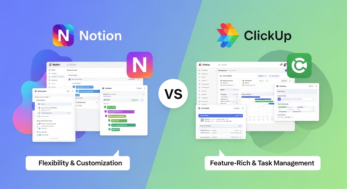Notion Vs ClickUp: Comparison (2026)