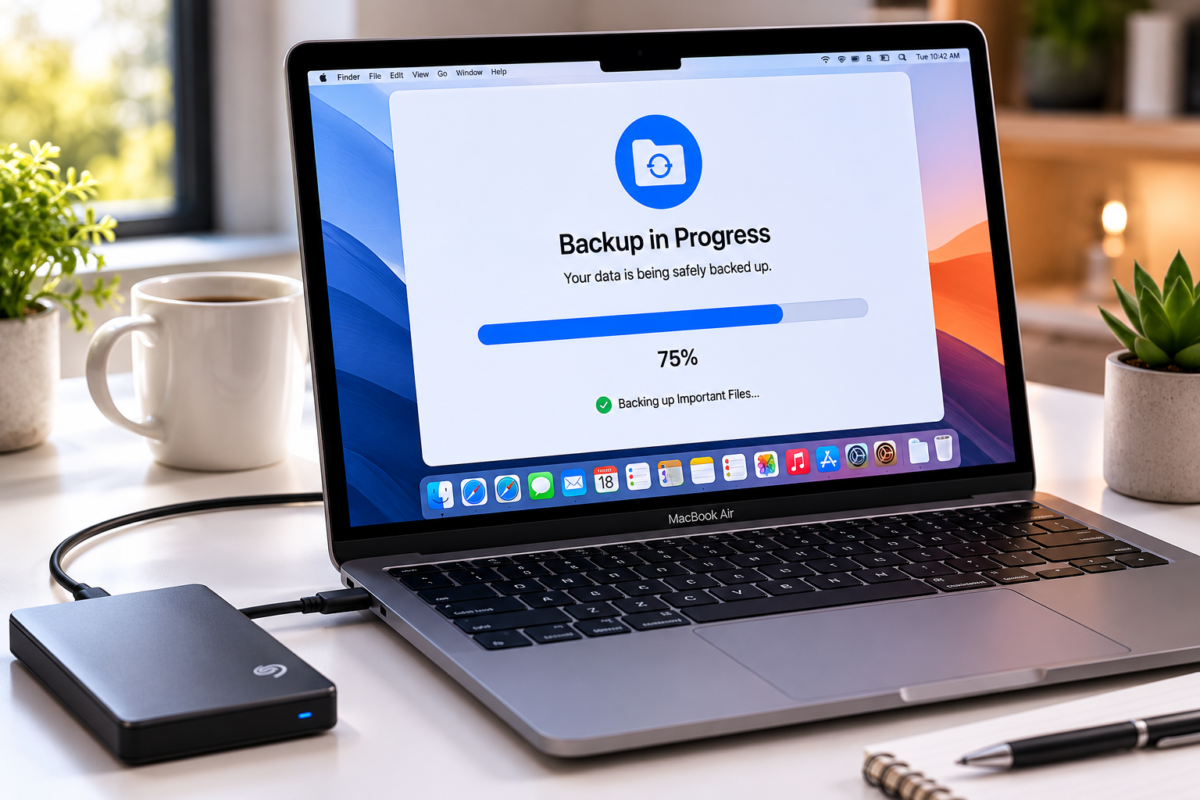 backing up a MacBook with Time Machine before sending it in for mac repairs