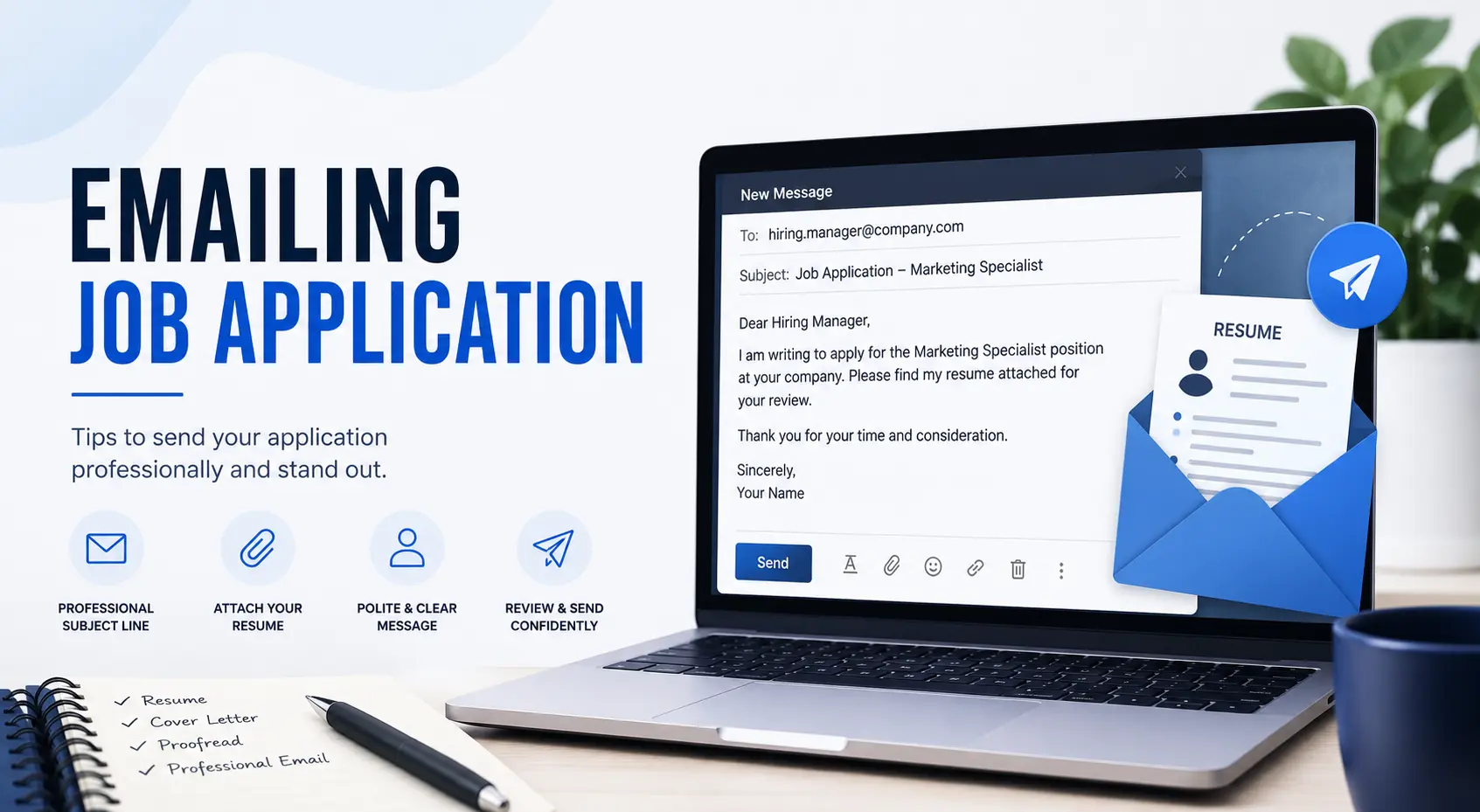 emailing job application