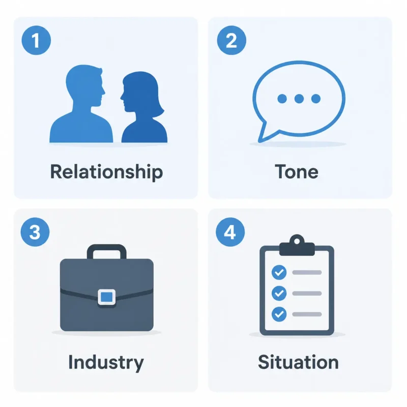 Four factors for choosing the right email sign off