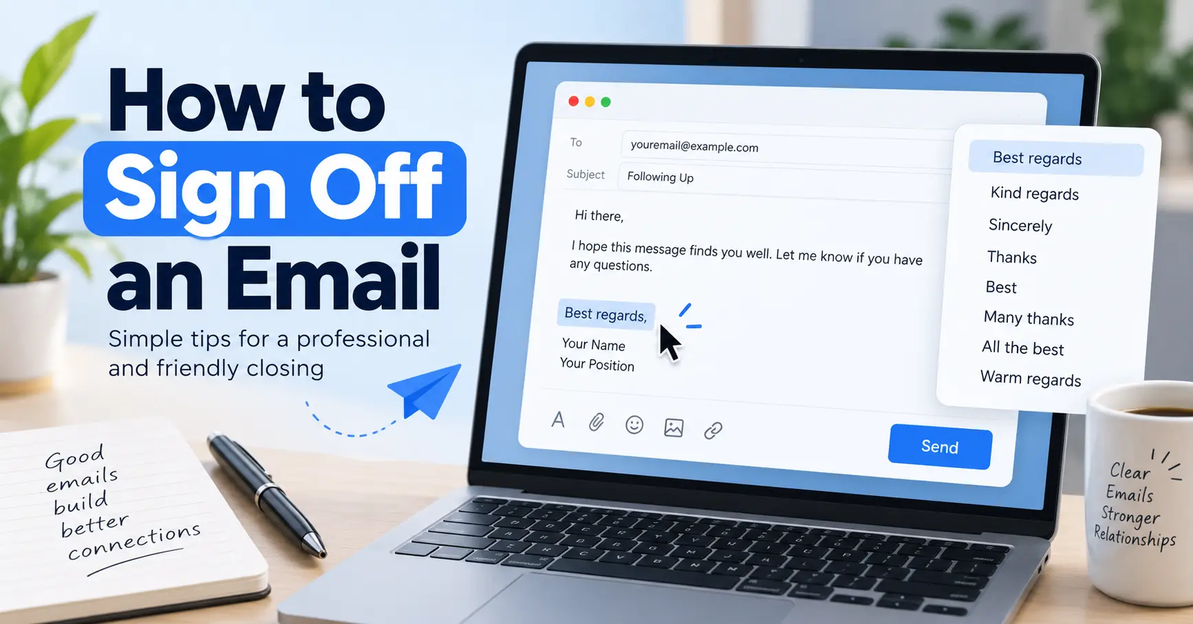 How to Sign Off an Email